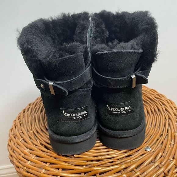 KOOLABURRA BY UGG REMLEY MINI 1105809 Black Size 9 EUR 40 /UK 7 Boots Ankle - Picture 6 of 8